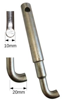 10mm J-Hakenspitze